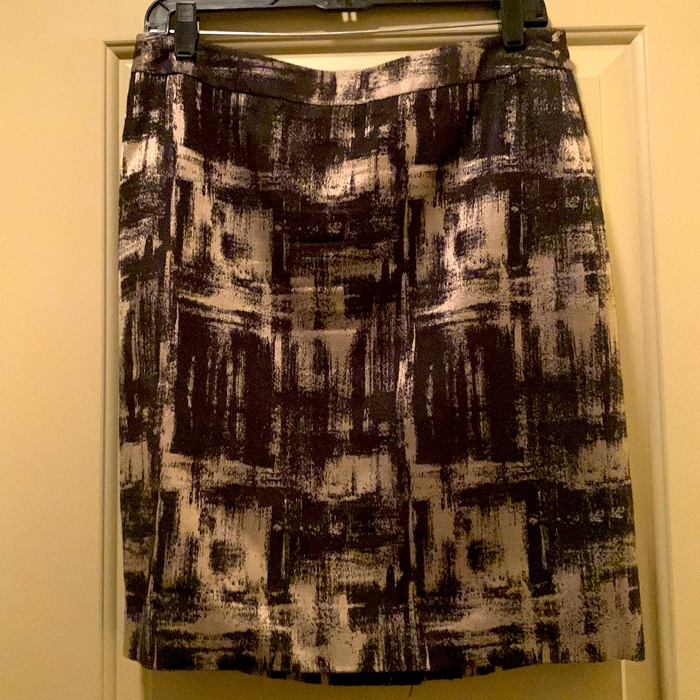 Black and Silver Skirt